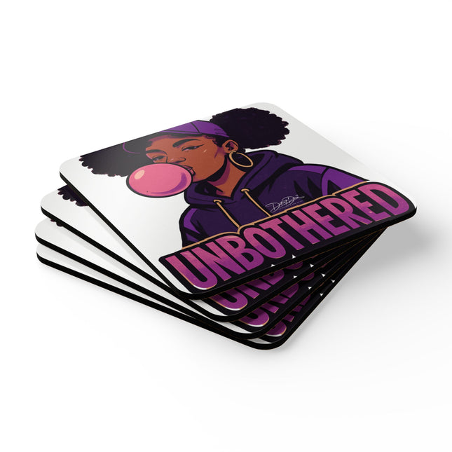 Unbothered Cork Coasters