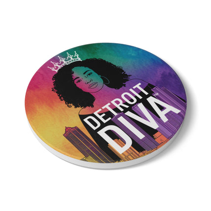 We Wear A Crown Ceramic Coaster