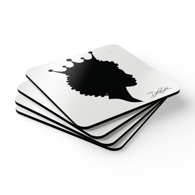 Crowned Cork Coasters