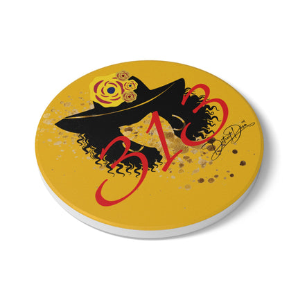 Ms. 313 Ceramic Coaster