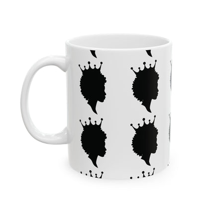 Crowned Silhouettes Mug (B/W)