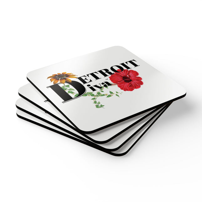 Bloom Cork Coasters