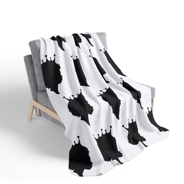 Diva Silhouettes Fleece Cozy Throw